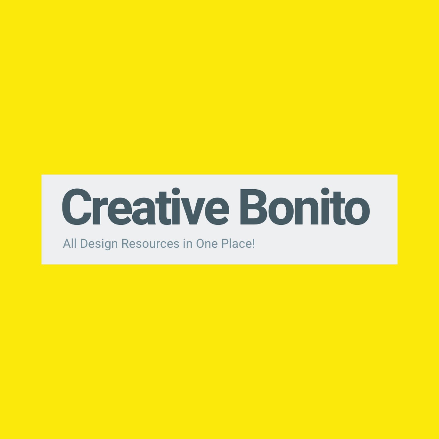 Логотип: CREATIVE BONITO