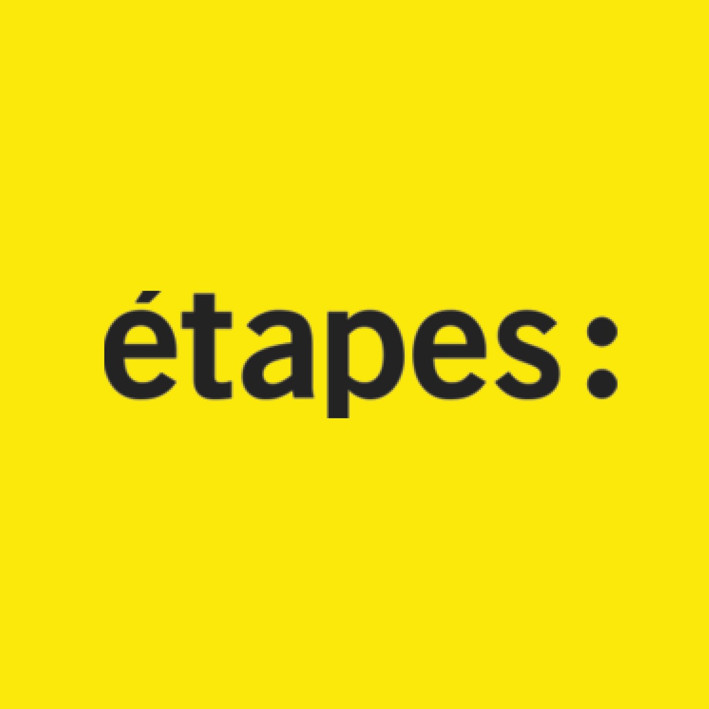 Логотип: ÉTAPES: